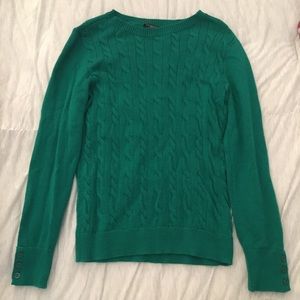 Talbots Green Sweater!! Barely Worn